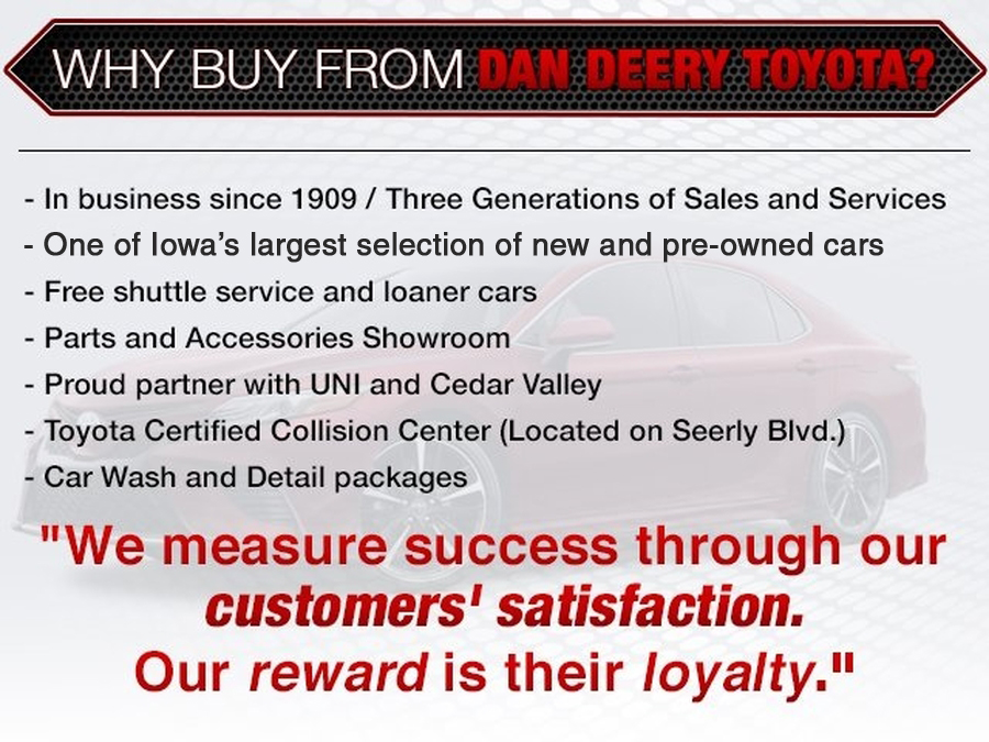About Us Dan Deery Toyota Cedar Falls, Iowa, 50613