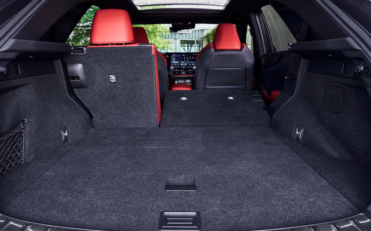 Cargo Space of the 2022 NX 350