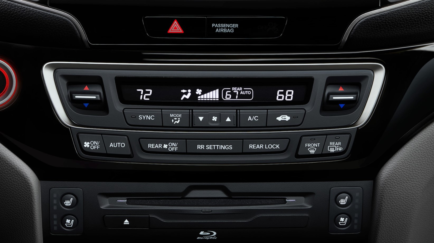 2022 Honda Pilot Temperature Controls