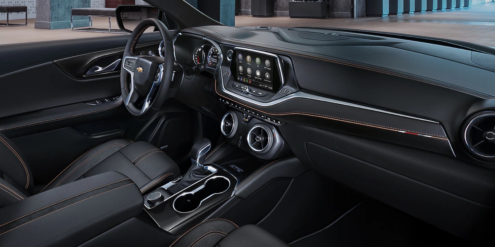 Dashboard in the 2022 Chevrolet Blazer
