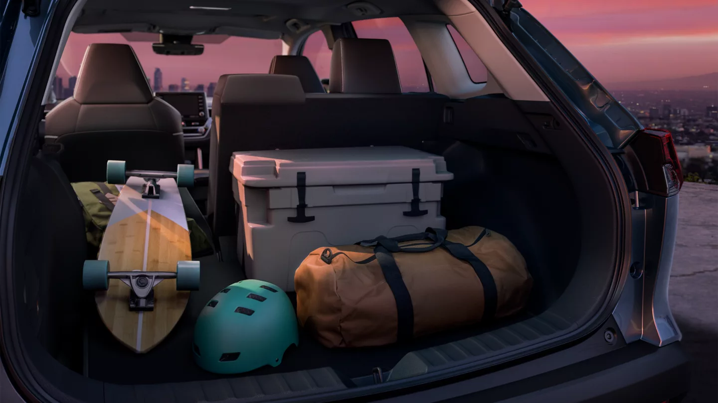 Trunk of the 2022 Toyota Corolla Cross