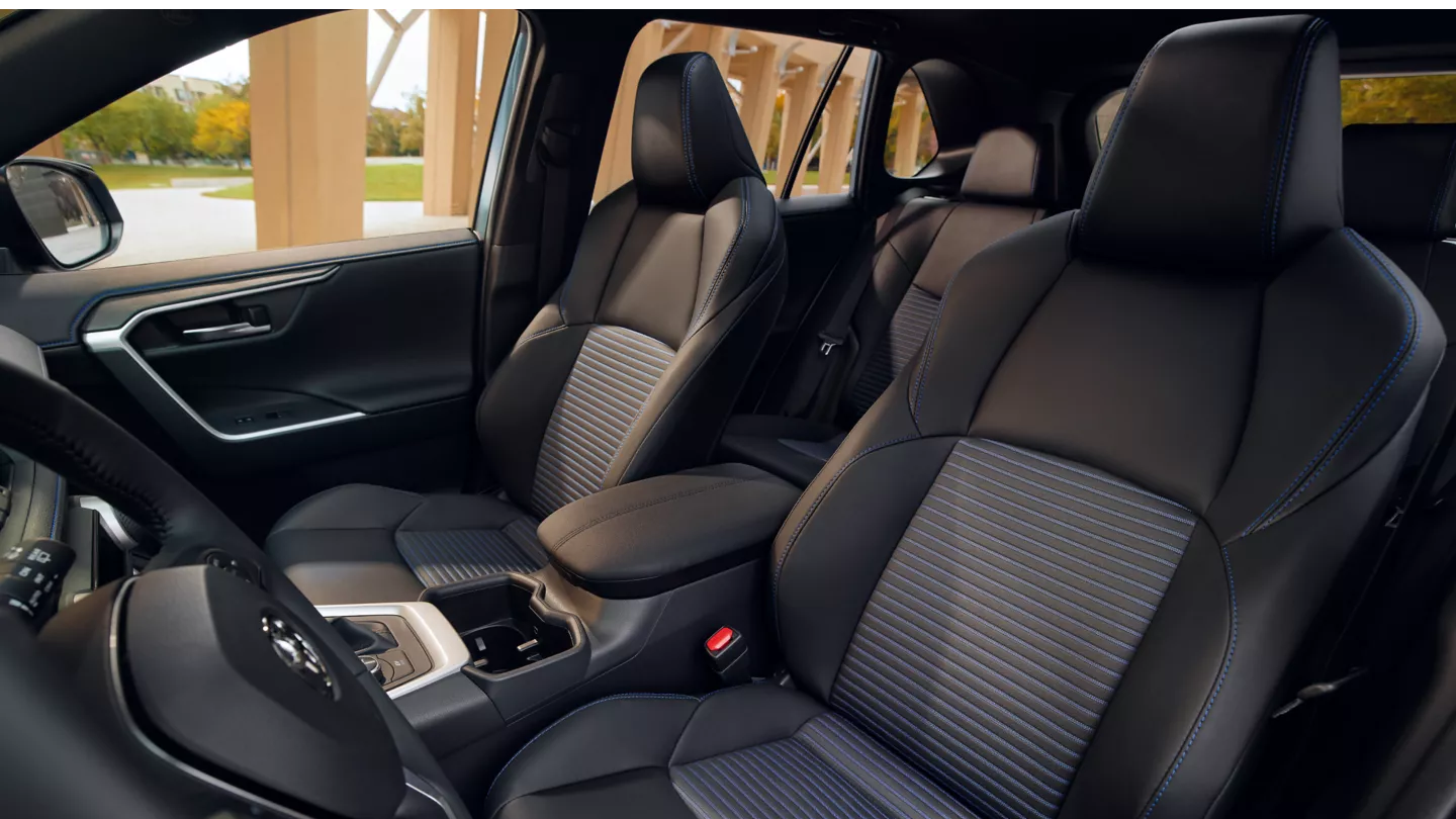 Interior of the 2022 Toyota RAV4