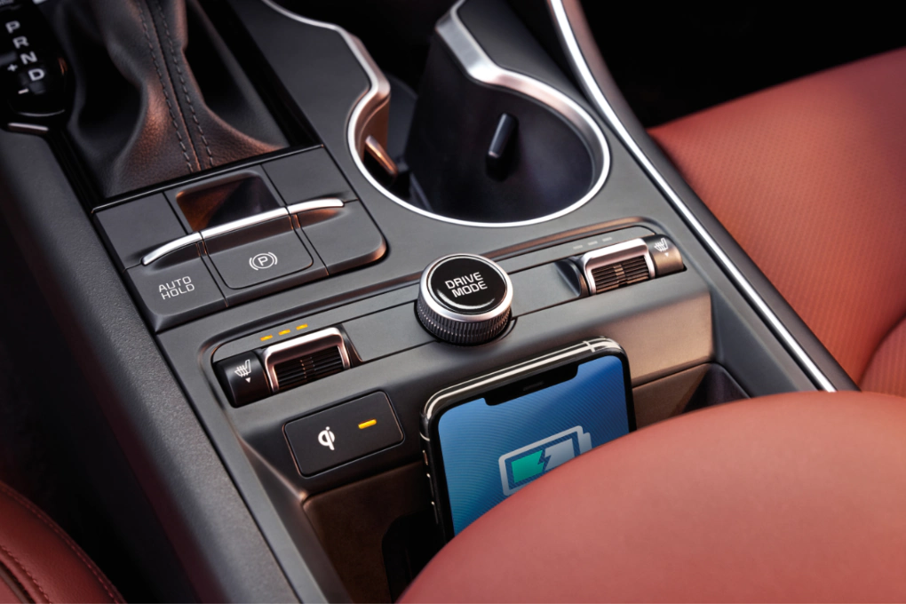 Interior of the 2022 Kia K5