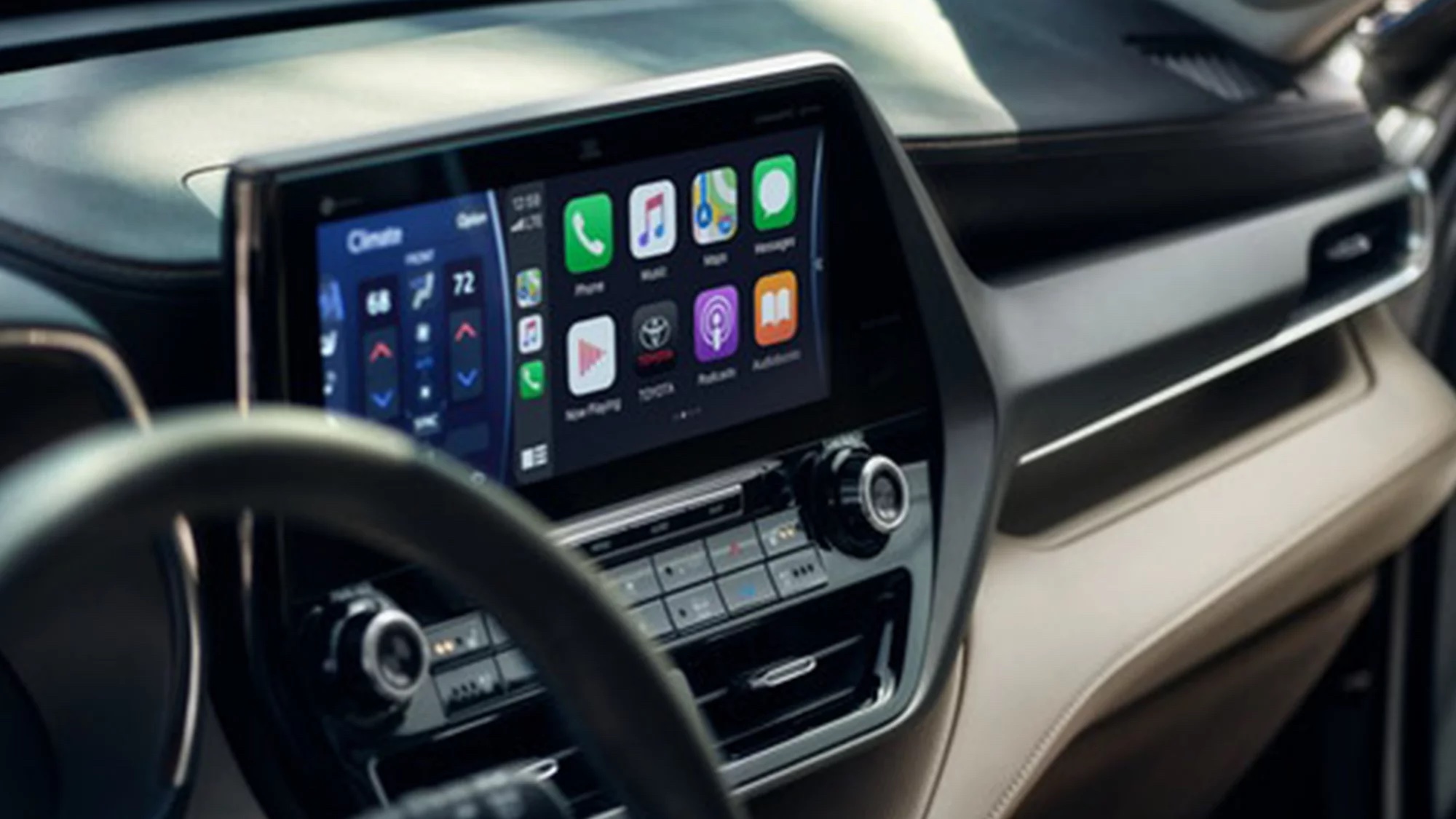 Touchscreen Display in the 2022 Toyota Highlander