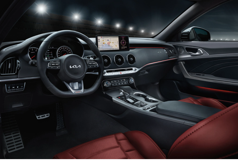 Steering Wheel of the 2022 Kia Stinger