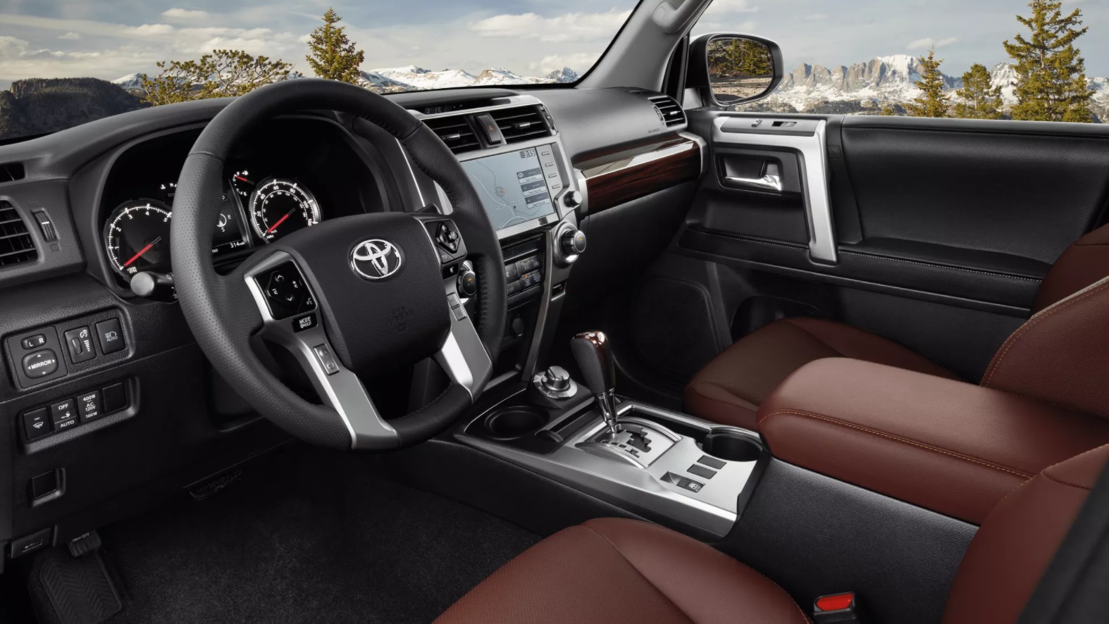 Front Interior of the 2022 Toyota 4Runner