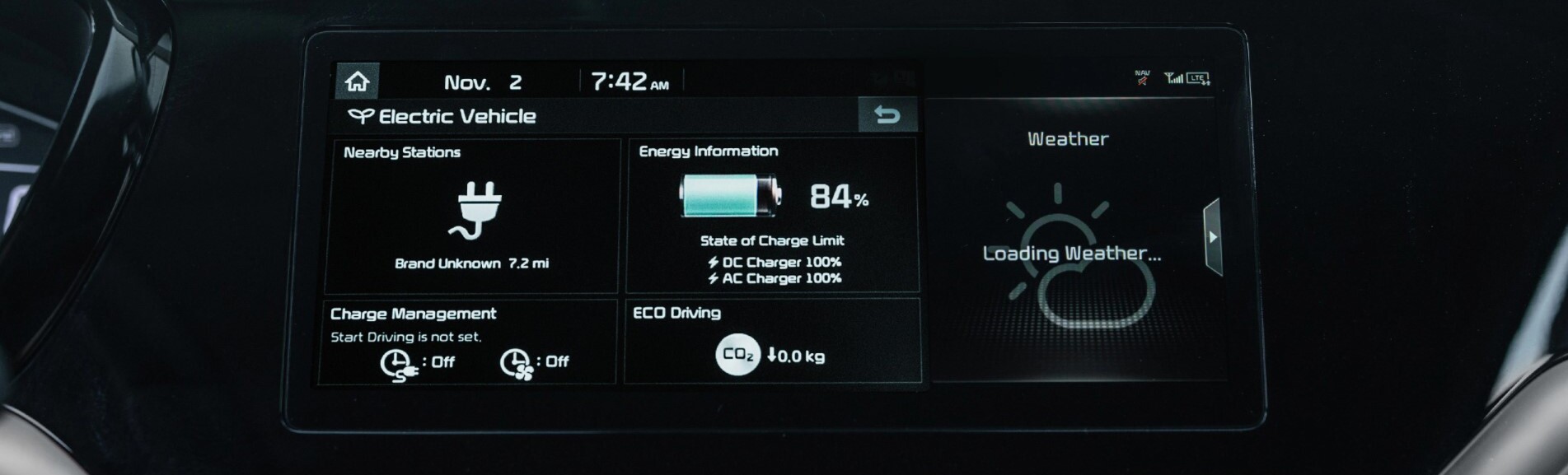 2022 Kia Niro EV Command Center