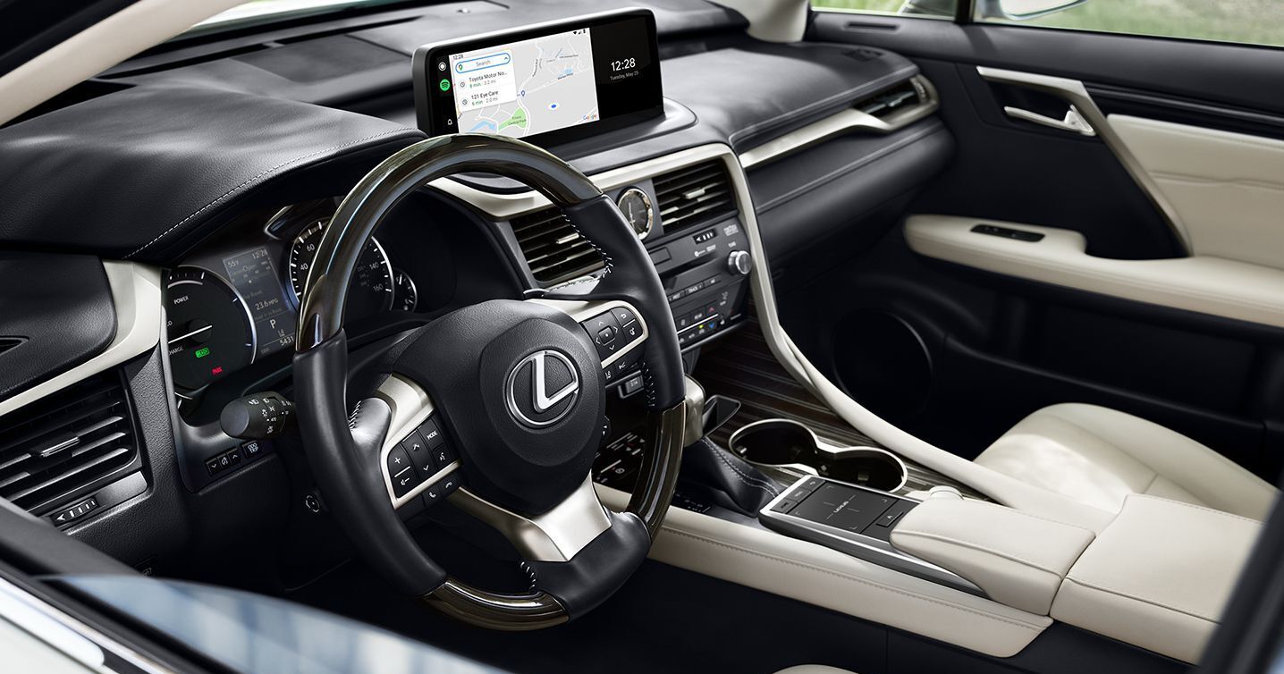 Interior of the 2022 Lexus RX 350