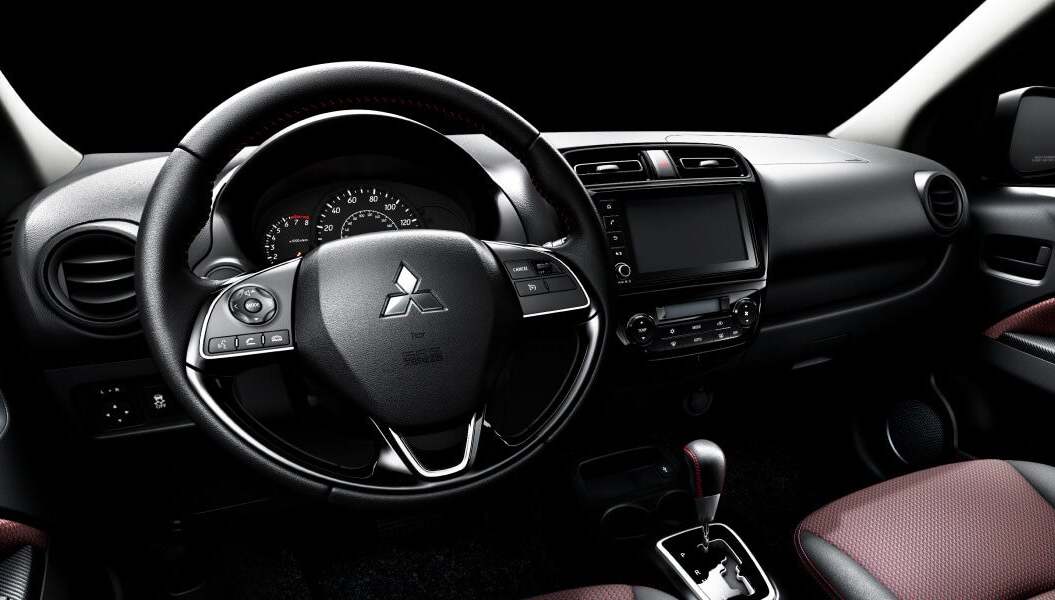 Interior of the 2022 Mitsubishi Mirage