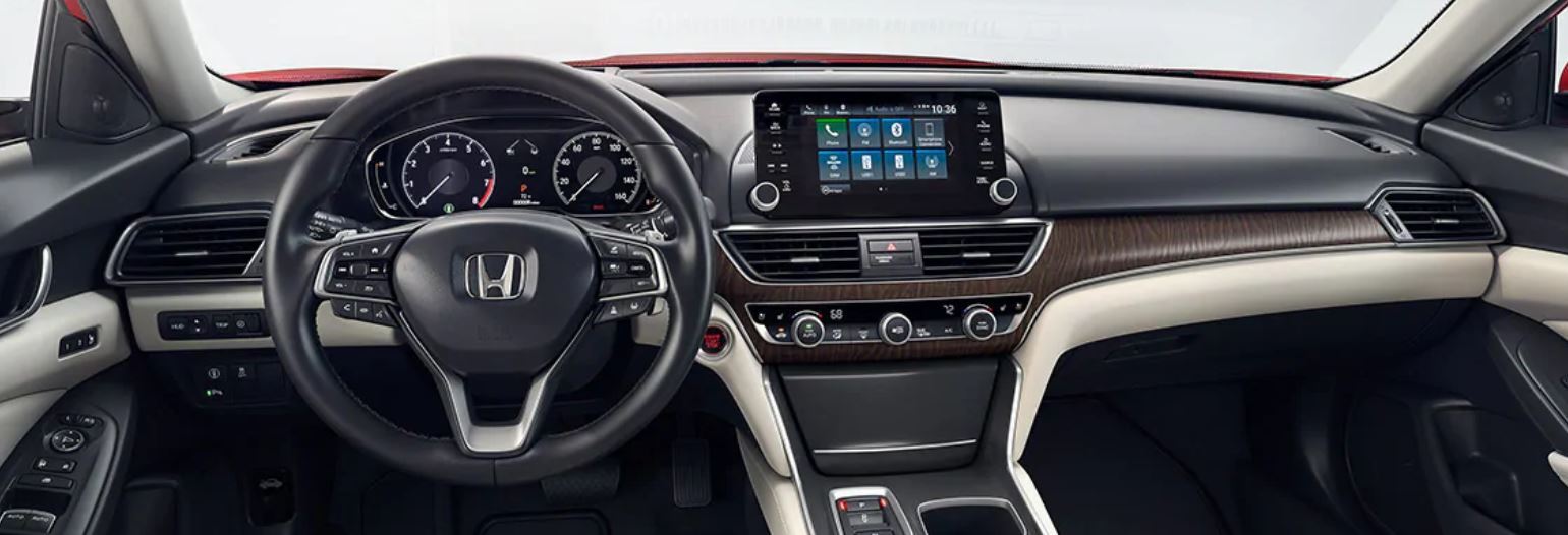 Interior of the 2022 Honda Accord