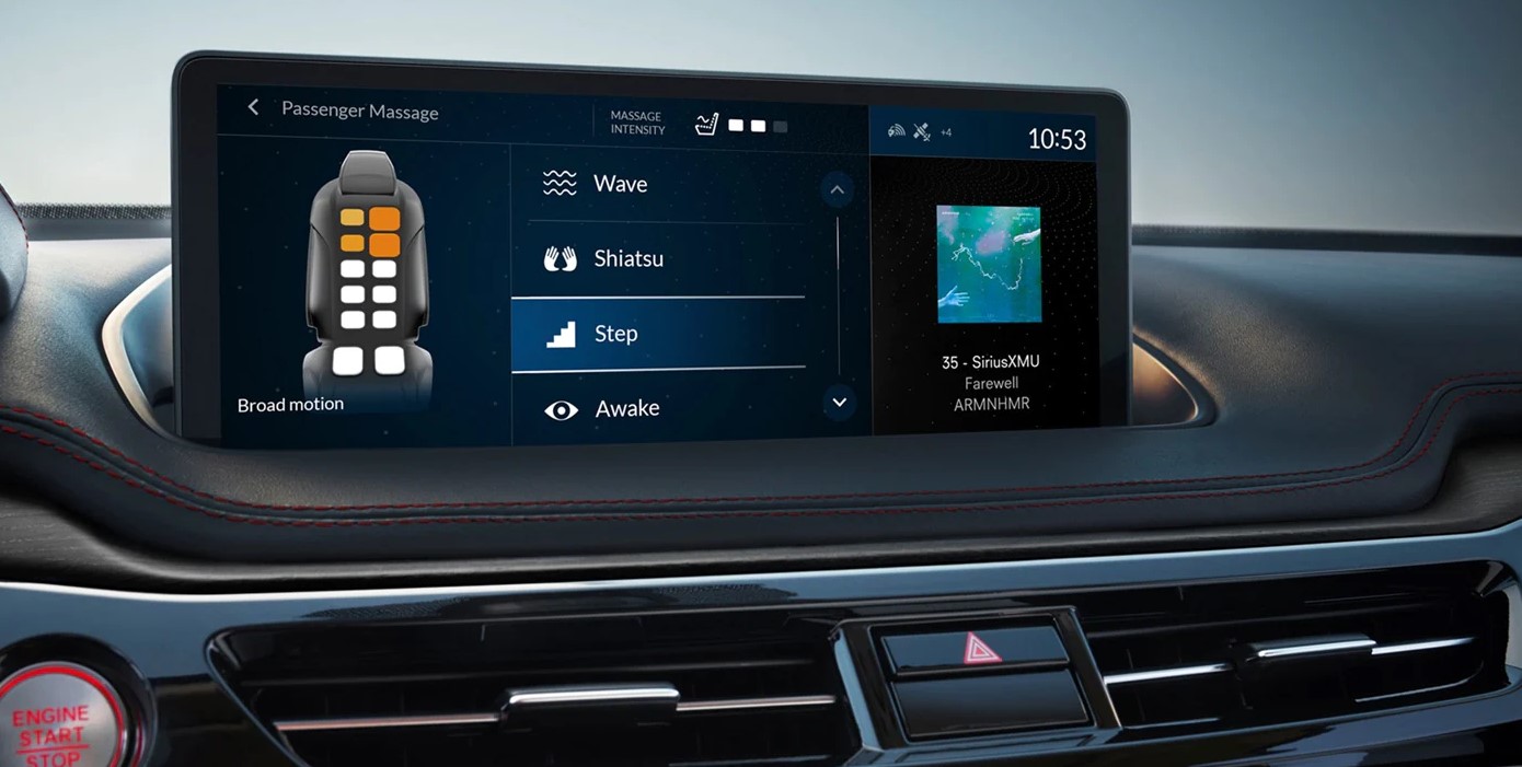2022 Acura MDX Type S Massage Controls