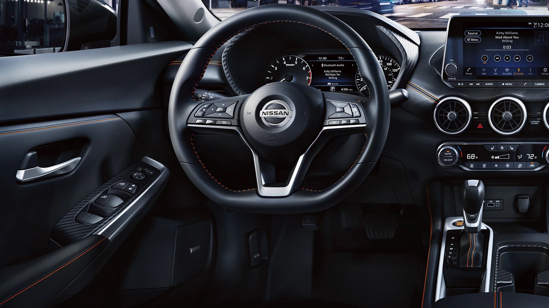 Steering Wheel in the 2022 Sentra