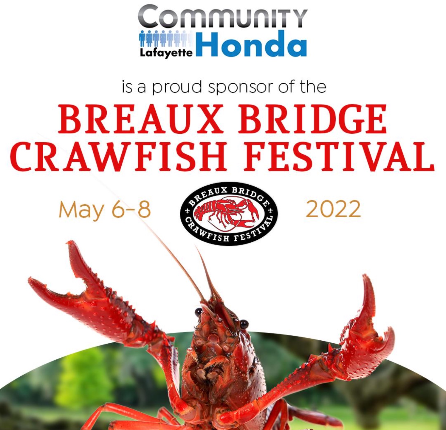 Breaux Bridge Crawfish Festival Community Honda Lafayette