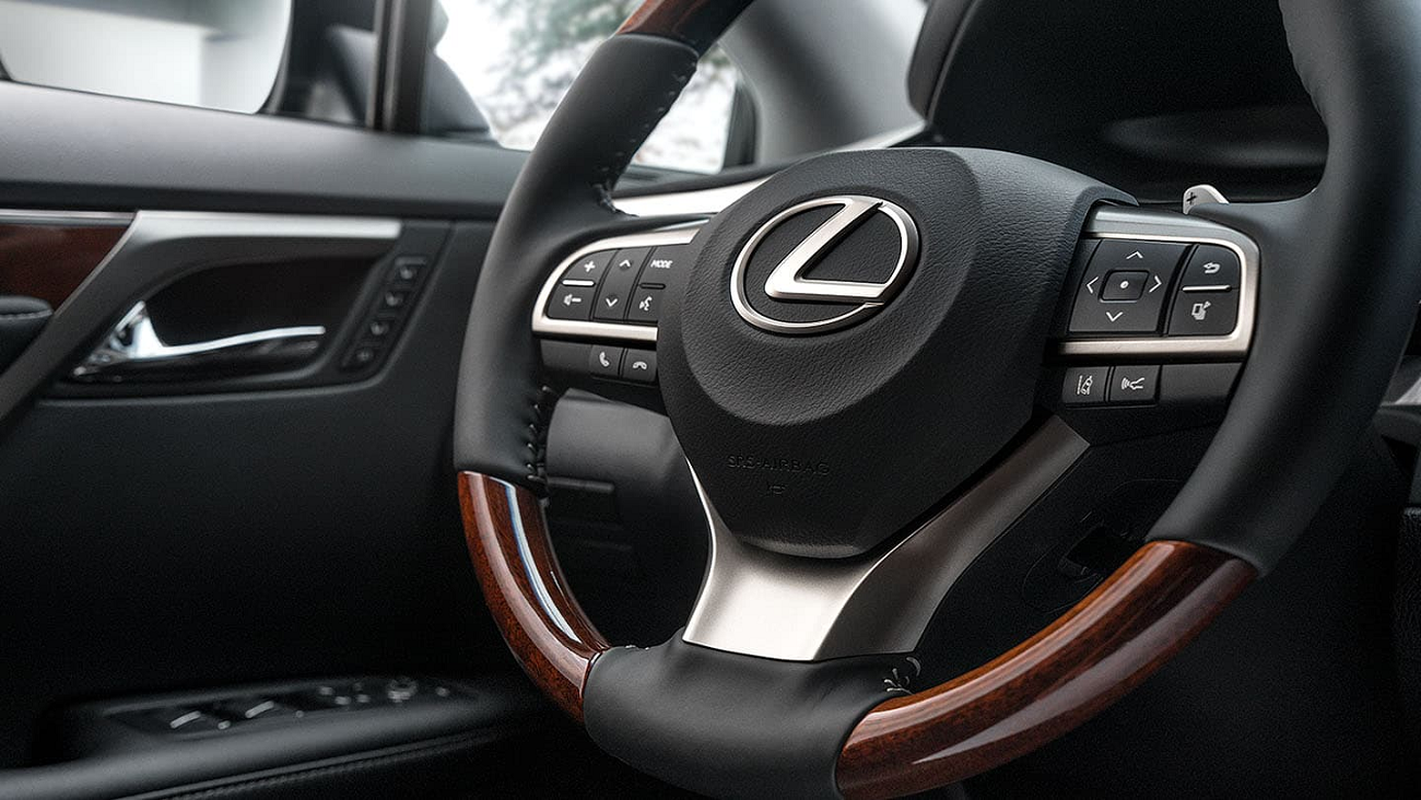 Steering Wheel of the 2022 Lexus RX 350L