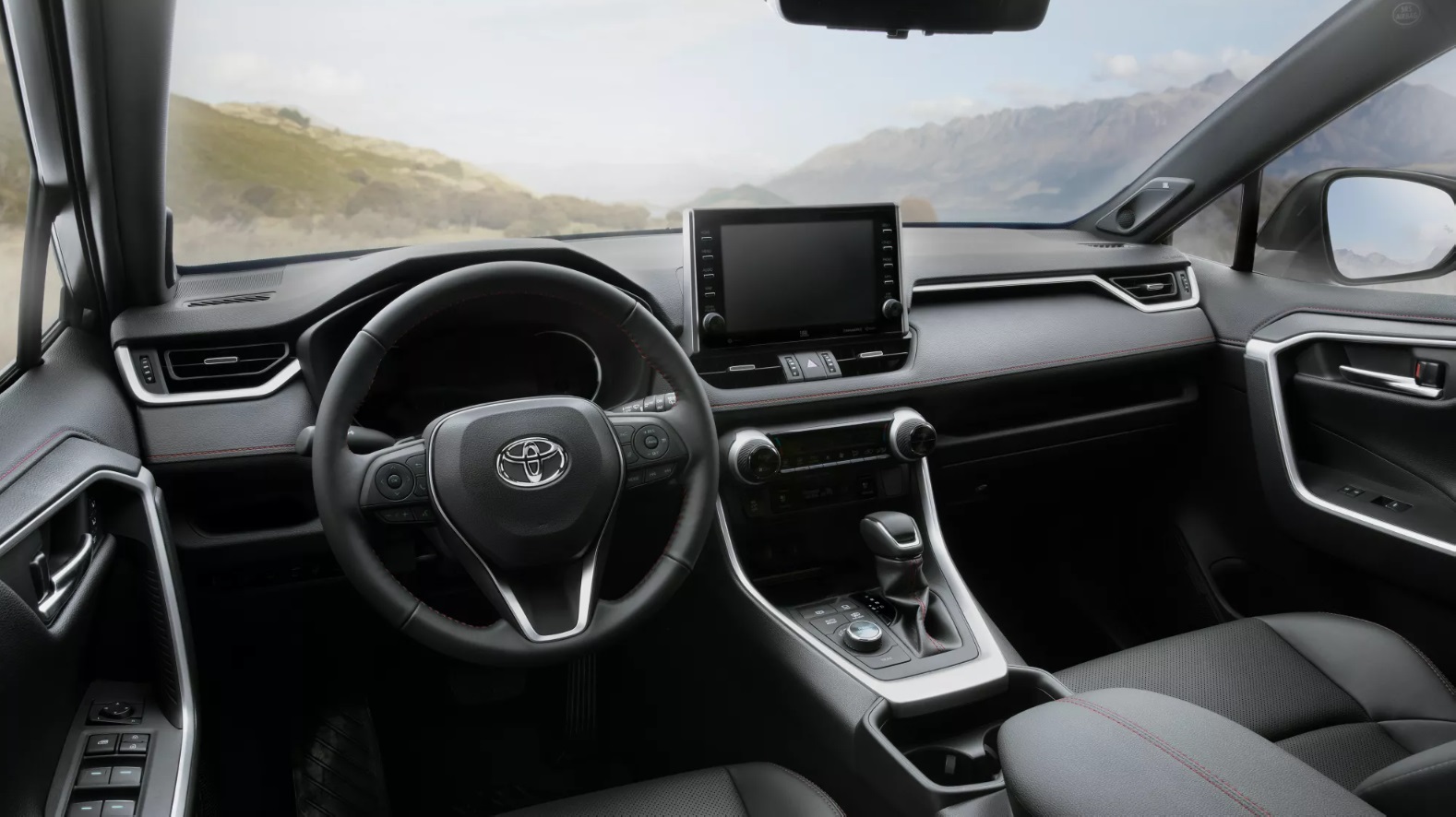 Dashboard in the 2022 Toyota RAV4 Prime