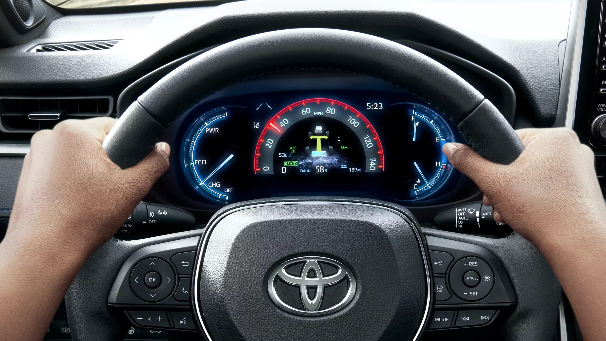 2022 Toyota RAV4 Hybrid Information Display