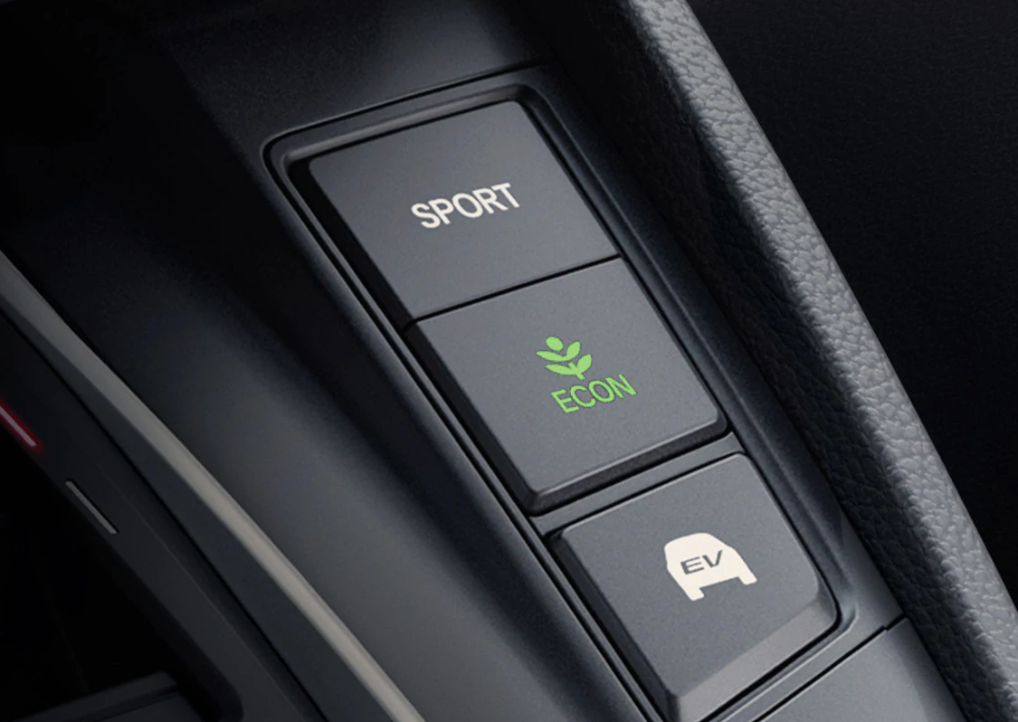 Interior of the 2022 CR-V Hybrid