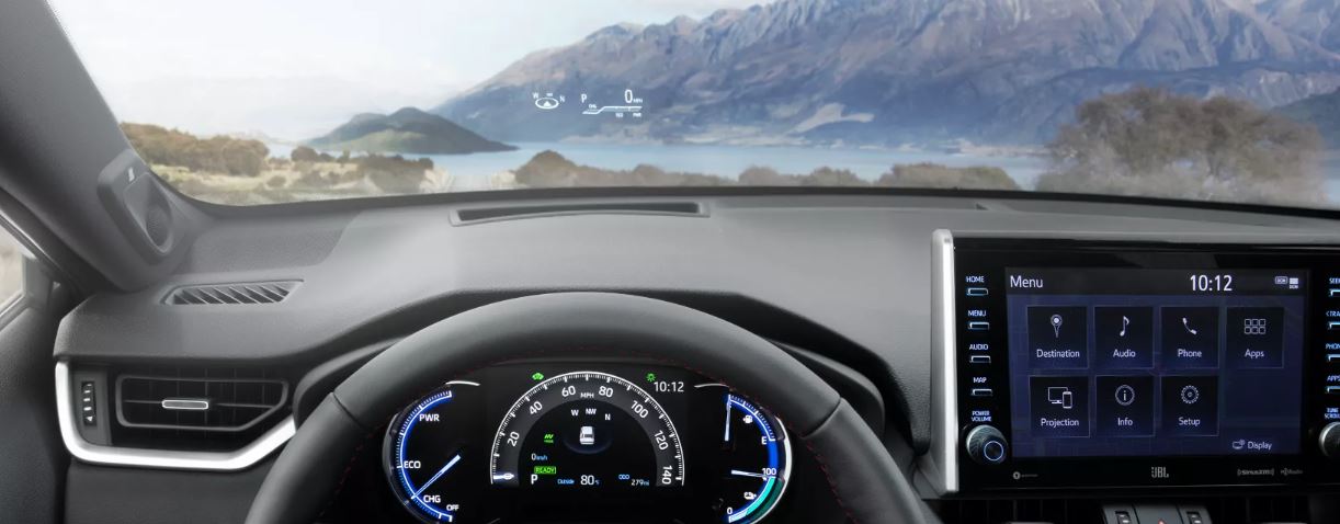 2022 Toyota RAV4 Prime Head-Up Display