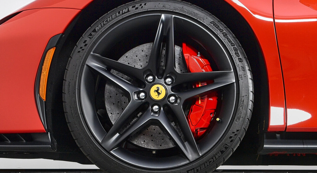 Wheel and Brake Caliper Color Change Service in Houston, TX Ferrari