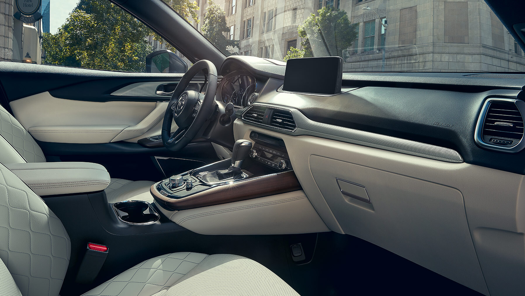 Interior of the 2022 MAZDA CX-9