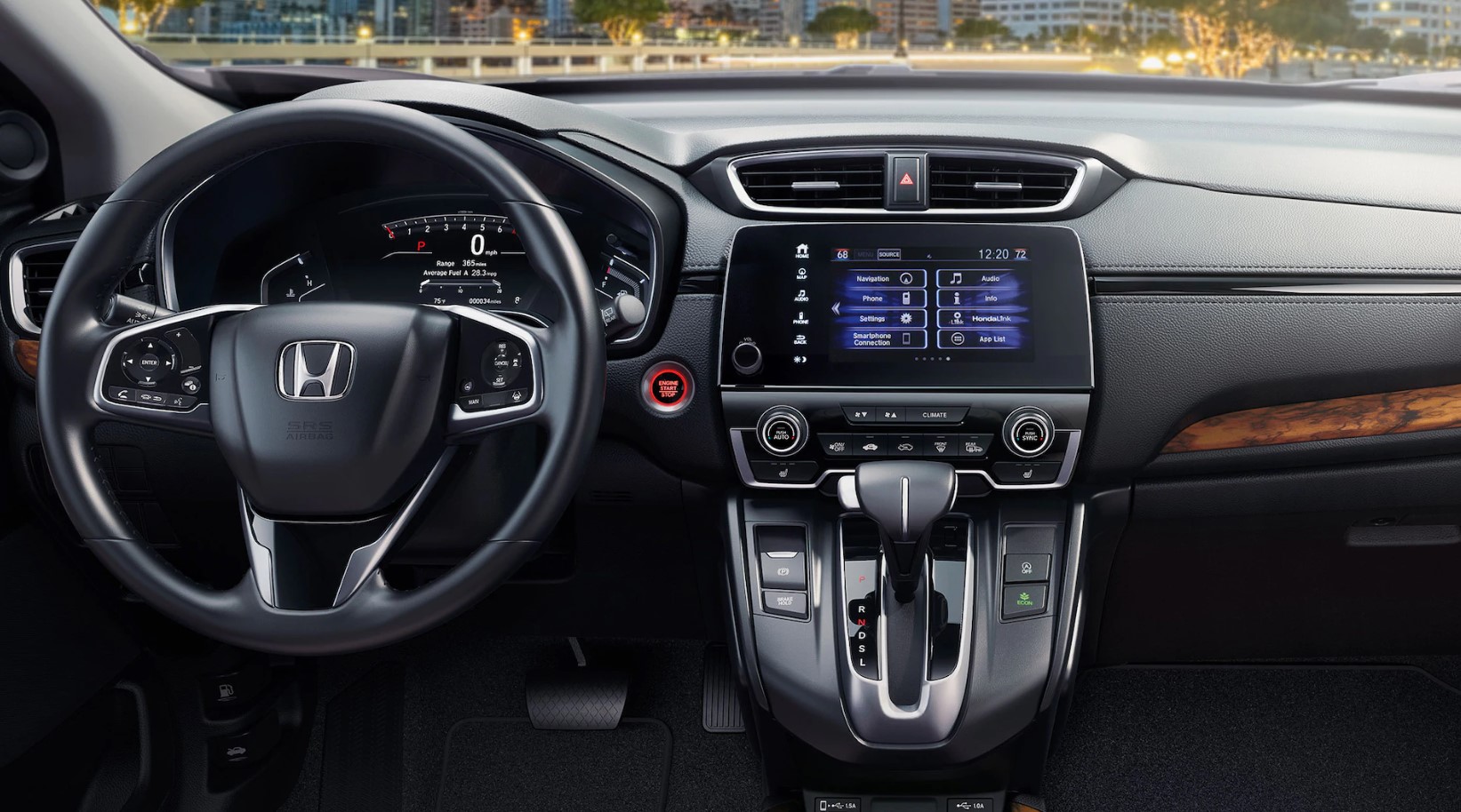 2022 Honda CR-V Steering Wheel and Center Stack