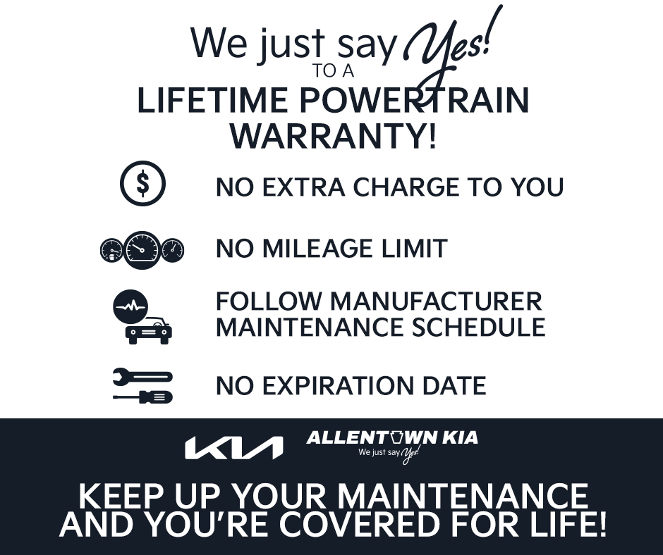 Lifetime Powertrain Warranty