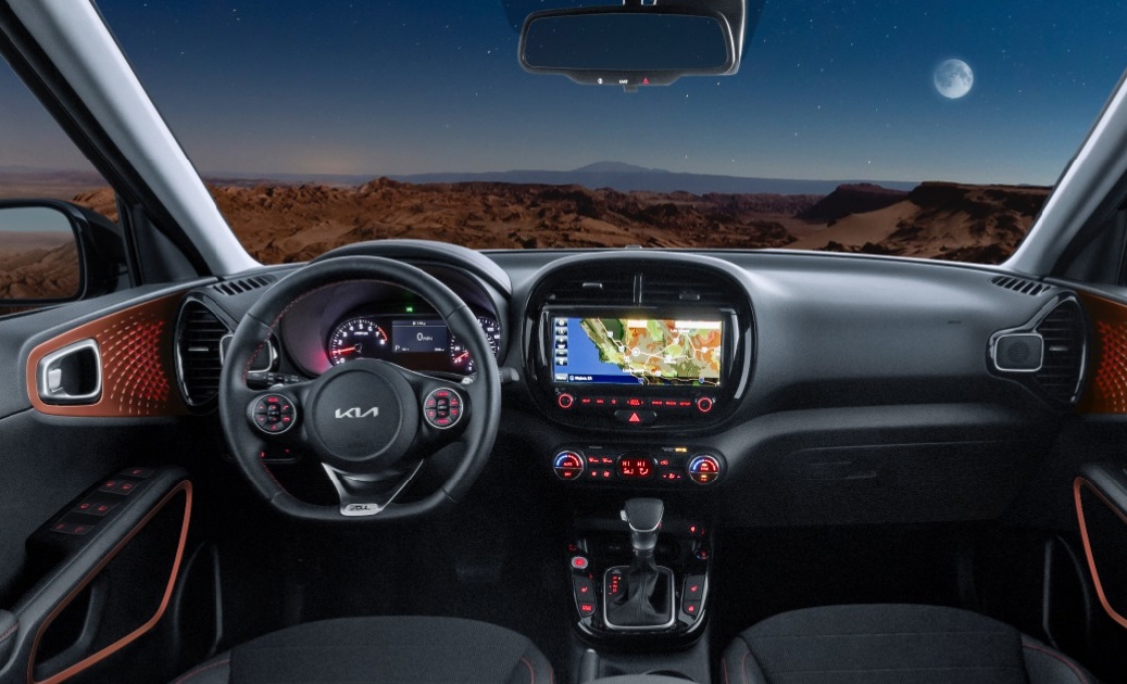 Dashboard in the 2022 Kia Soul