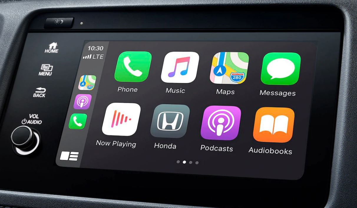 Touchscreen in the 2022 Honda HR-V