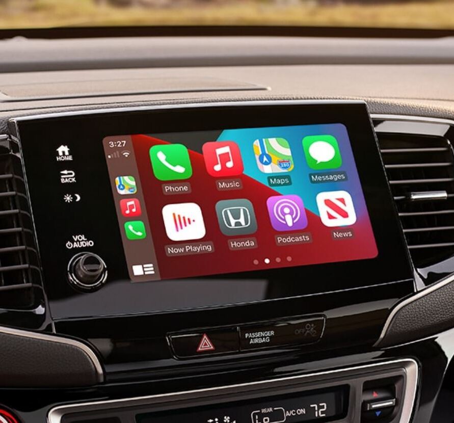 Touchscreen in the 2022 Passport