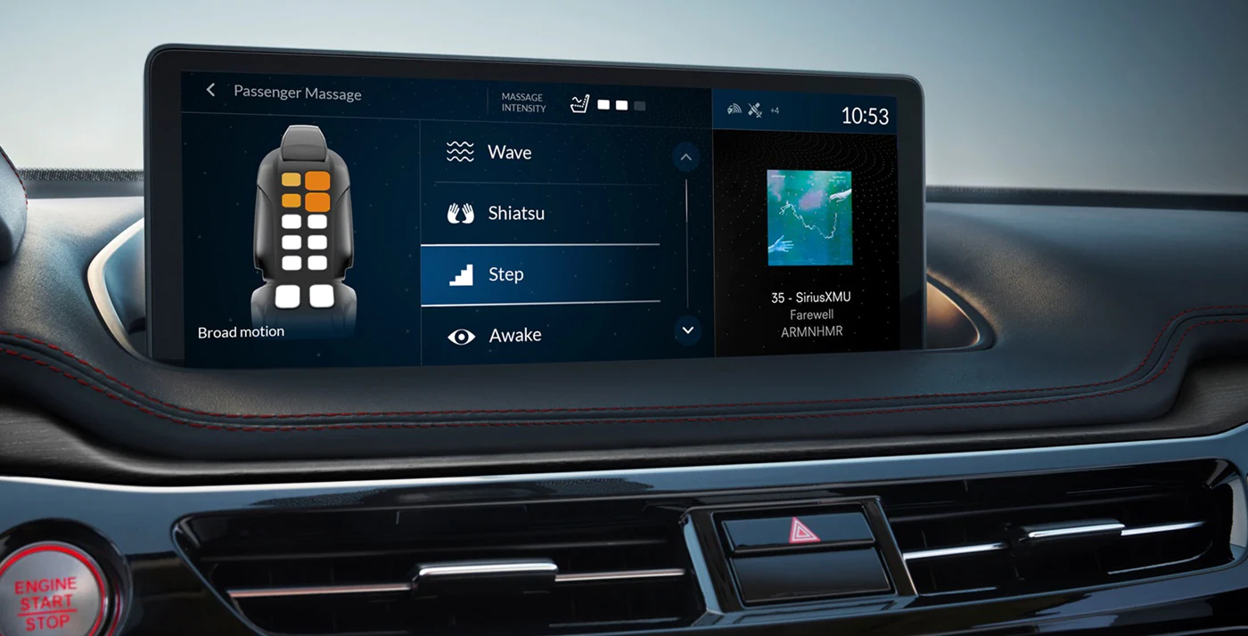 12.3-inch HD Center Display of the 2022 MDX