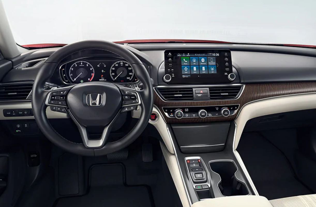 Interior of the 2022 Honda Accord