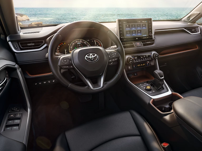 Interior of the 2022 RAV4