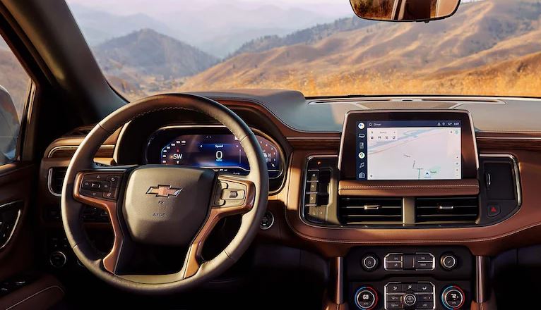 El confort, la comodidad y la practicidad fueron prioridades en el diseño interior del Chevrolet Tahoe 2022.