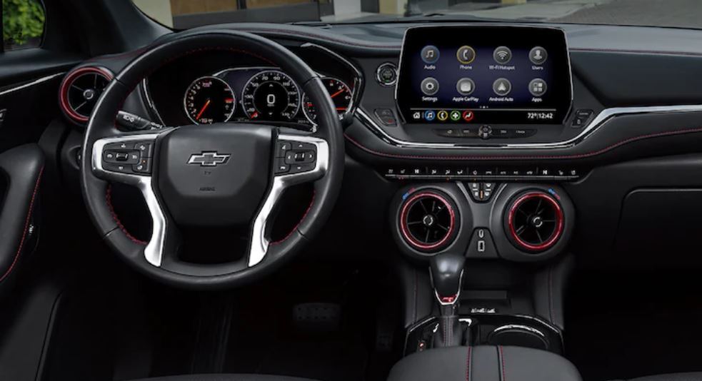 Steering Wheel of the 2023 Chevrolet Blazer