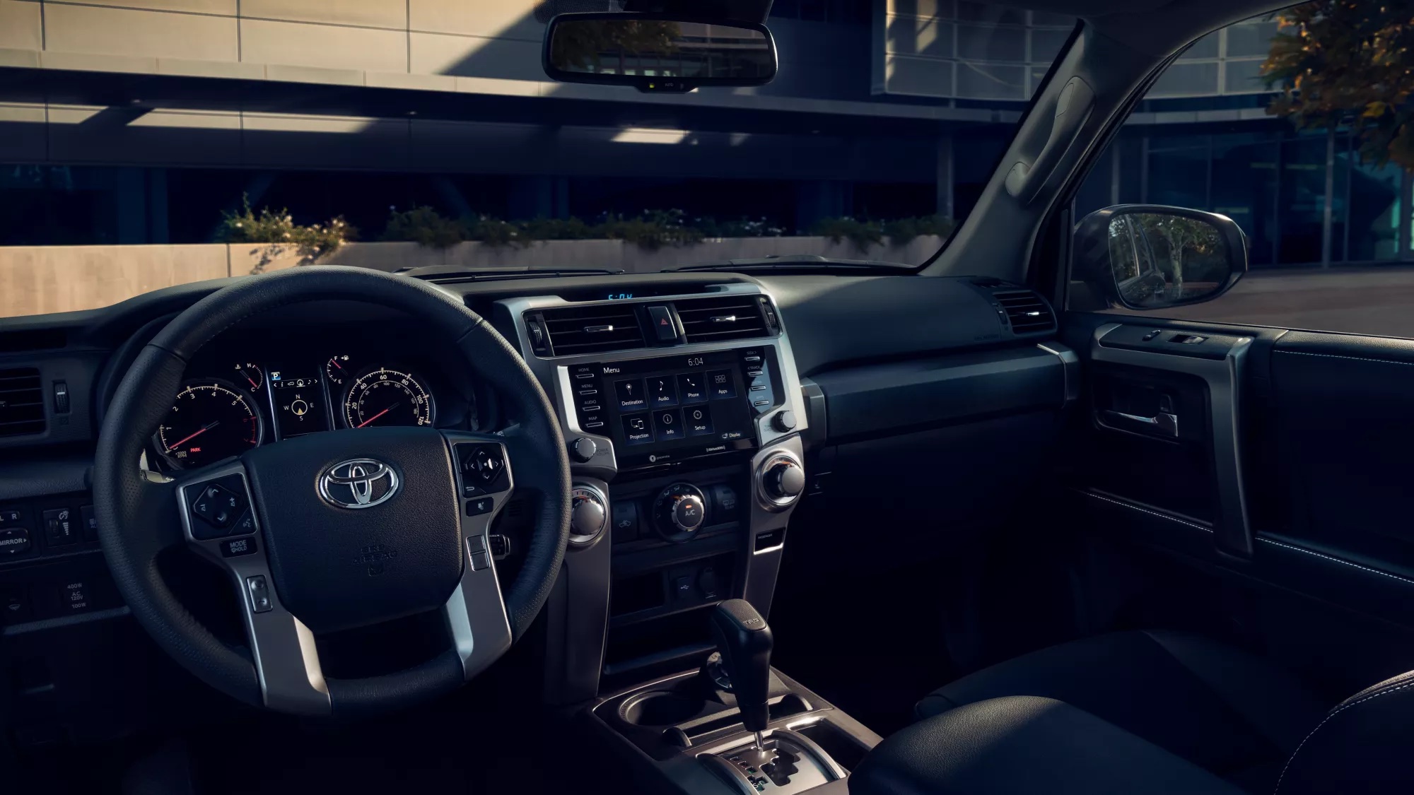 Dashboard in the 2022 4Runner