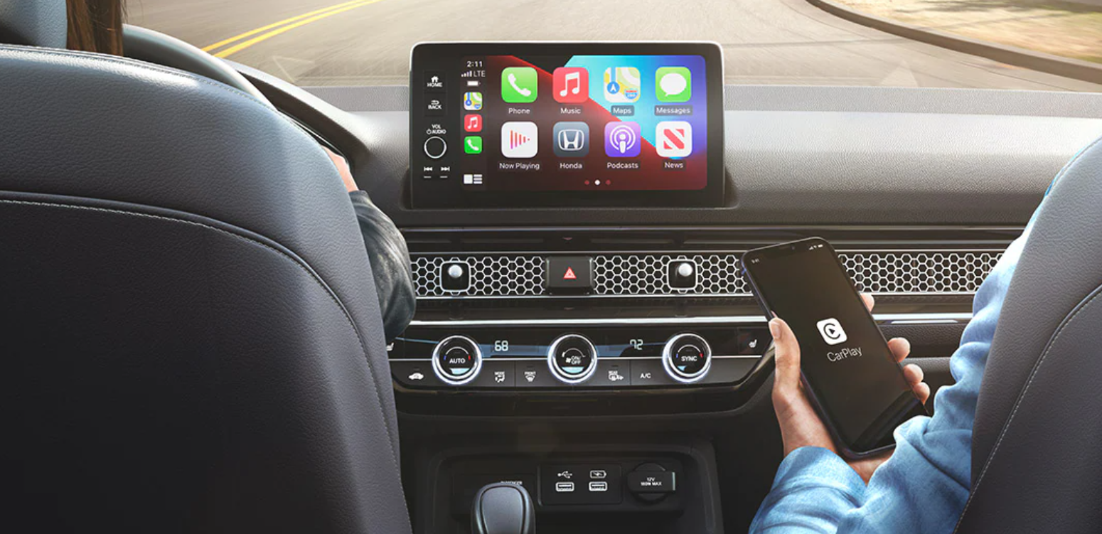 Interior of the 2022 Civic Sedan