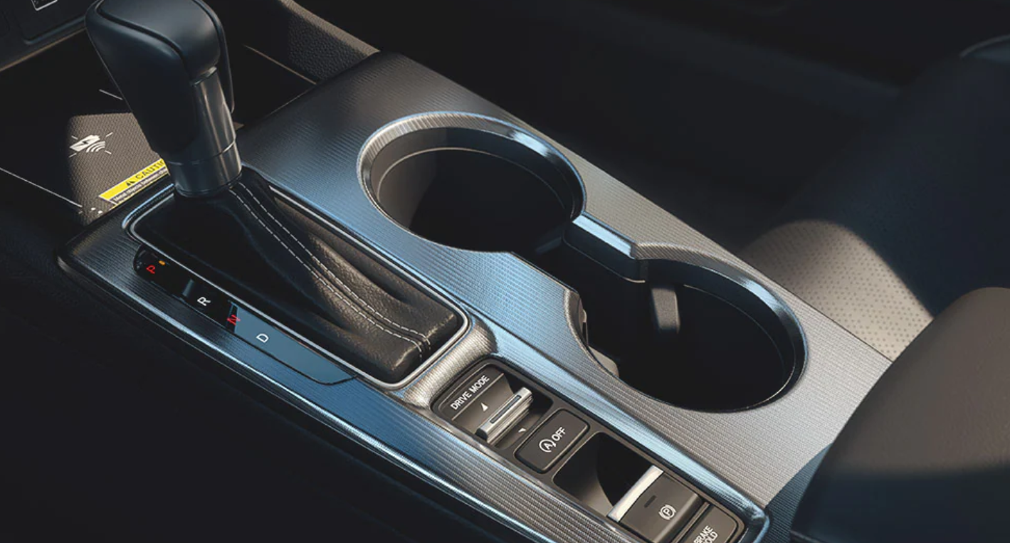 Center Console of the 2022 Civic Sedan