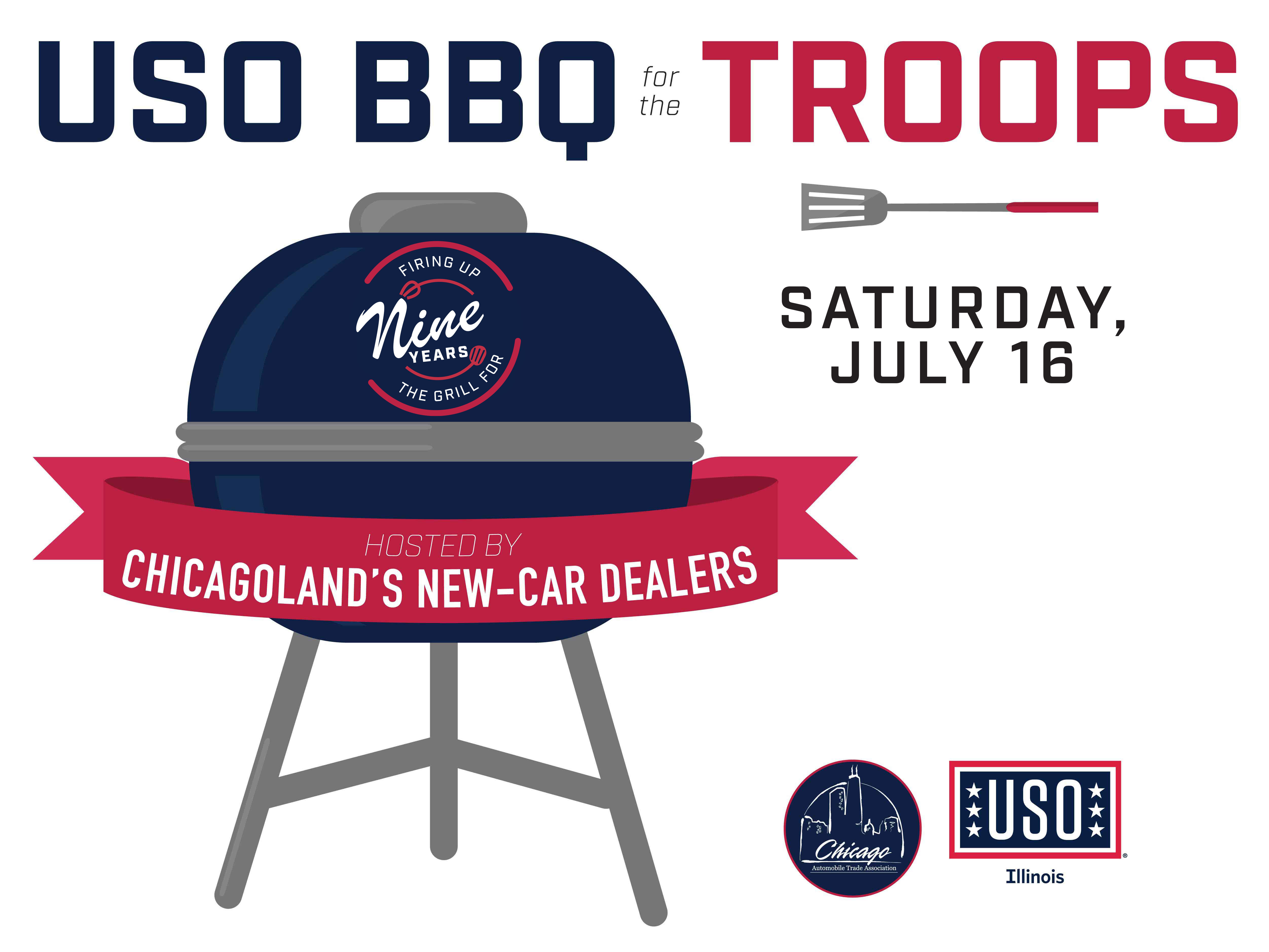 USO BBQ for the Troops, raising funds and awareness for the USO of