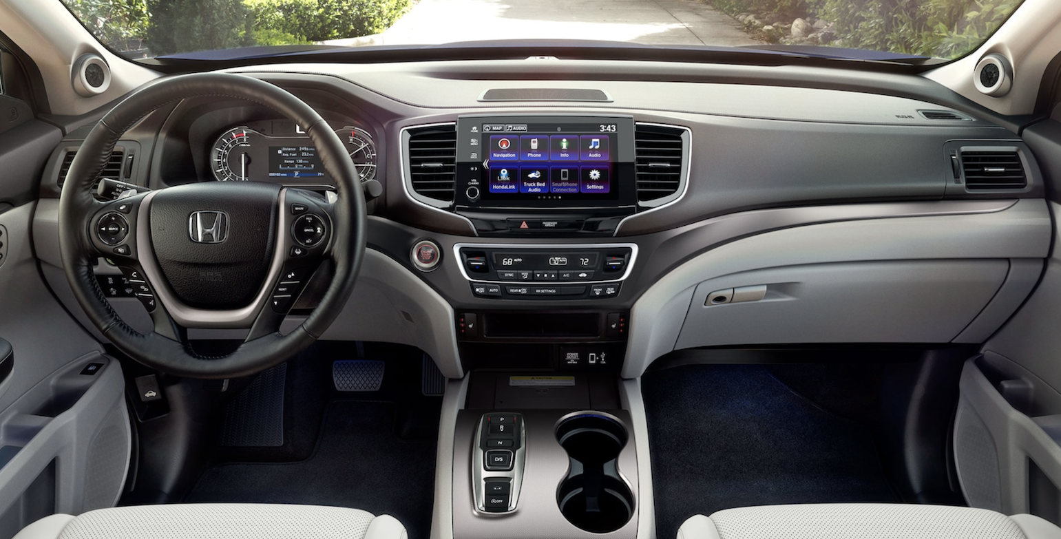 2022 Honda Ridgeline Console