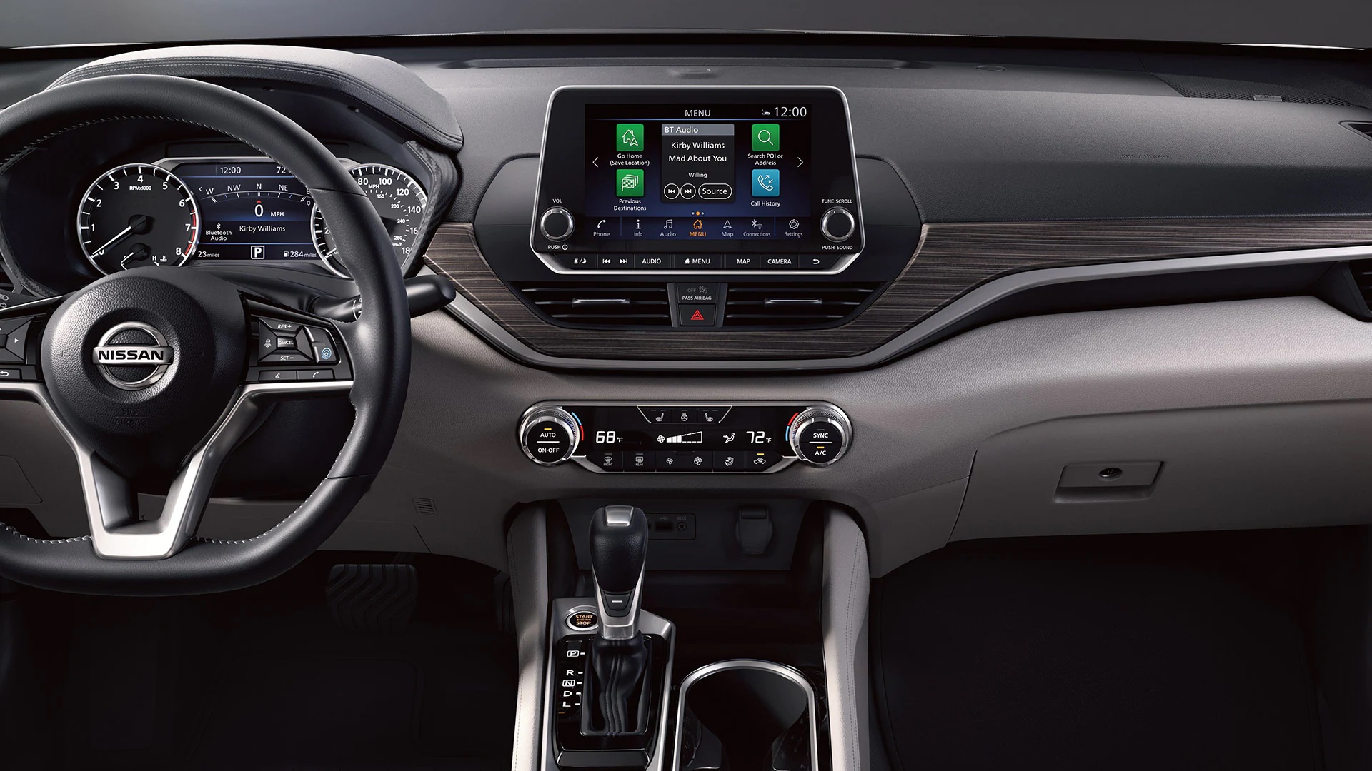 Touchscreen Display in the 2022 Altima