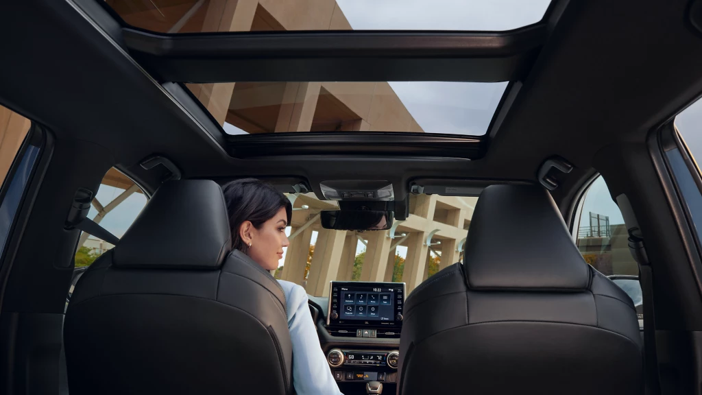 Interior of the 2022 RAV4 Hybrid