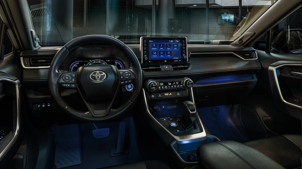 Dashboard of the 2022 RAV4 Hybrid