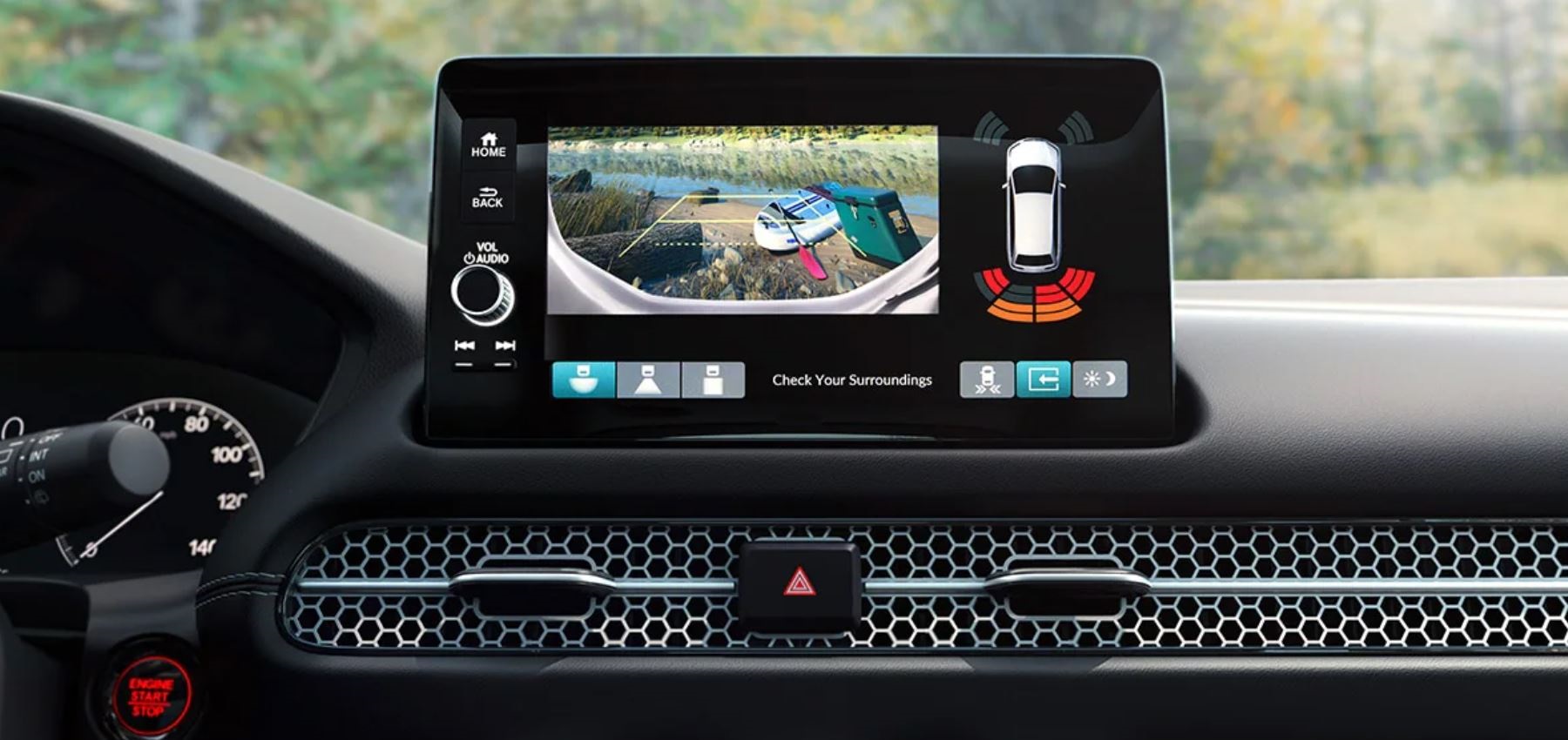 Multi-Angle Rearview Camera in the 2023 Honda HR-V