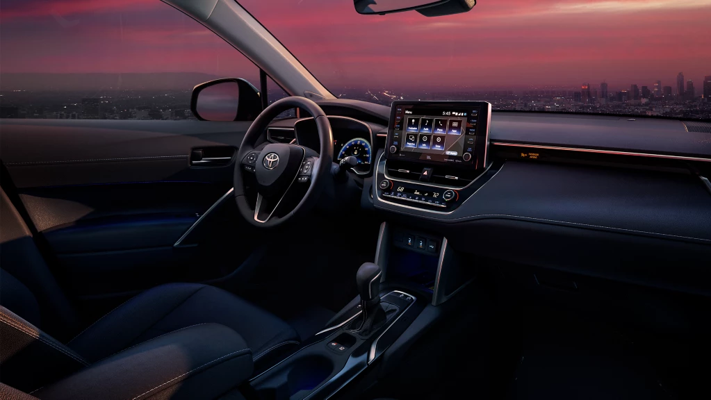 Dashboard of the 2022 Corolla Cross