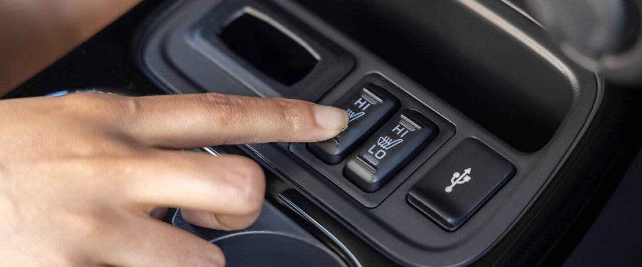 2022 Mitsubishi Mirage Seat Heating Buttons