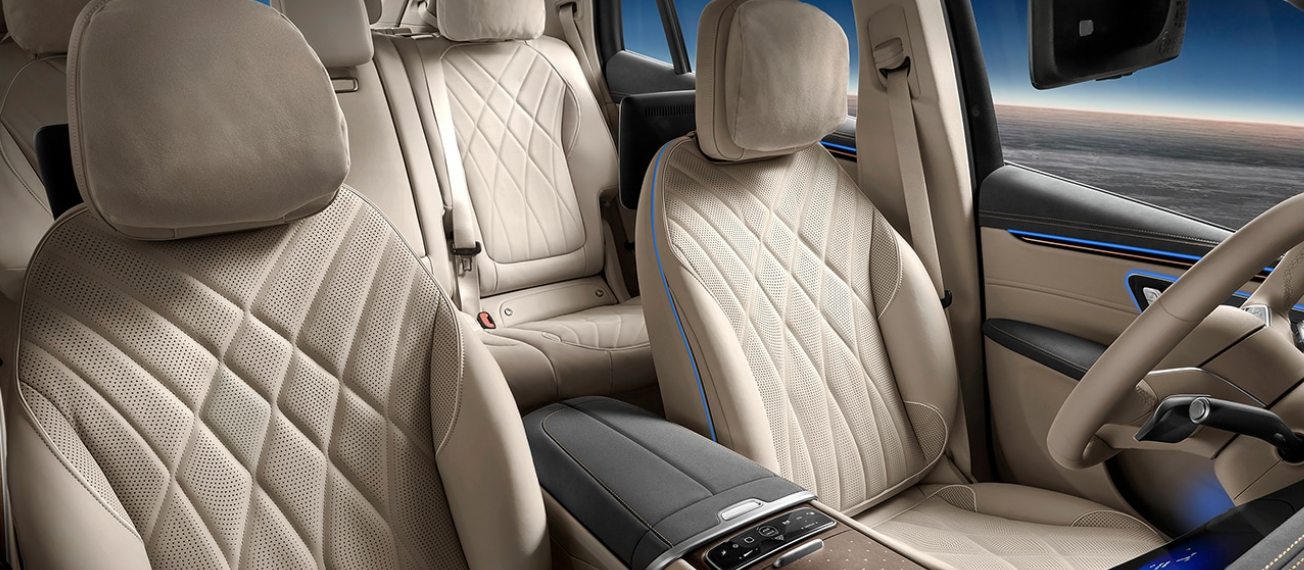 Seating of the 2023 EQS SUV