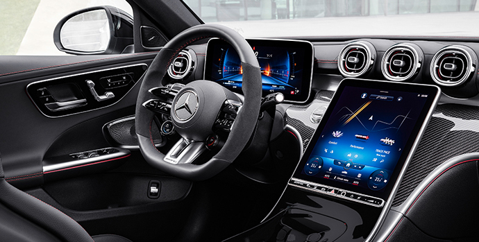 Interior of the 2023 AMG C 43