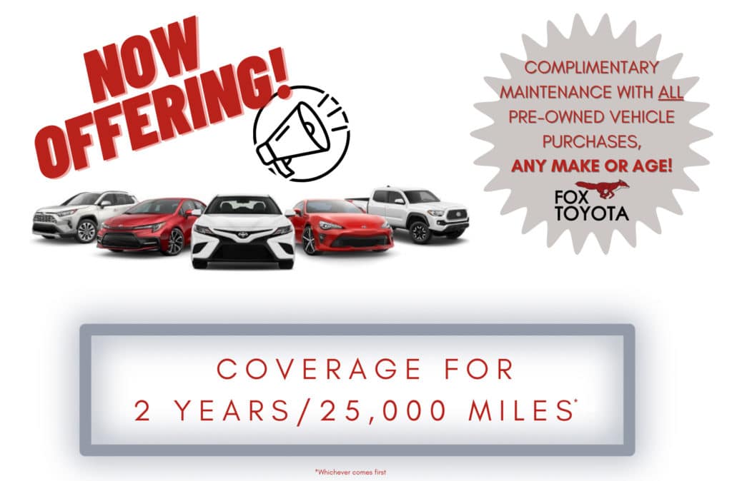 Introductory PrePaid Maintenance Plan Fox Toyotatransferclose carousel