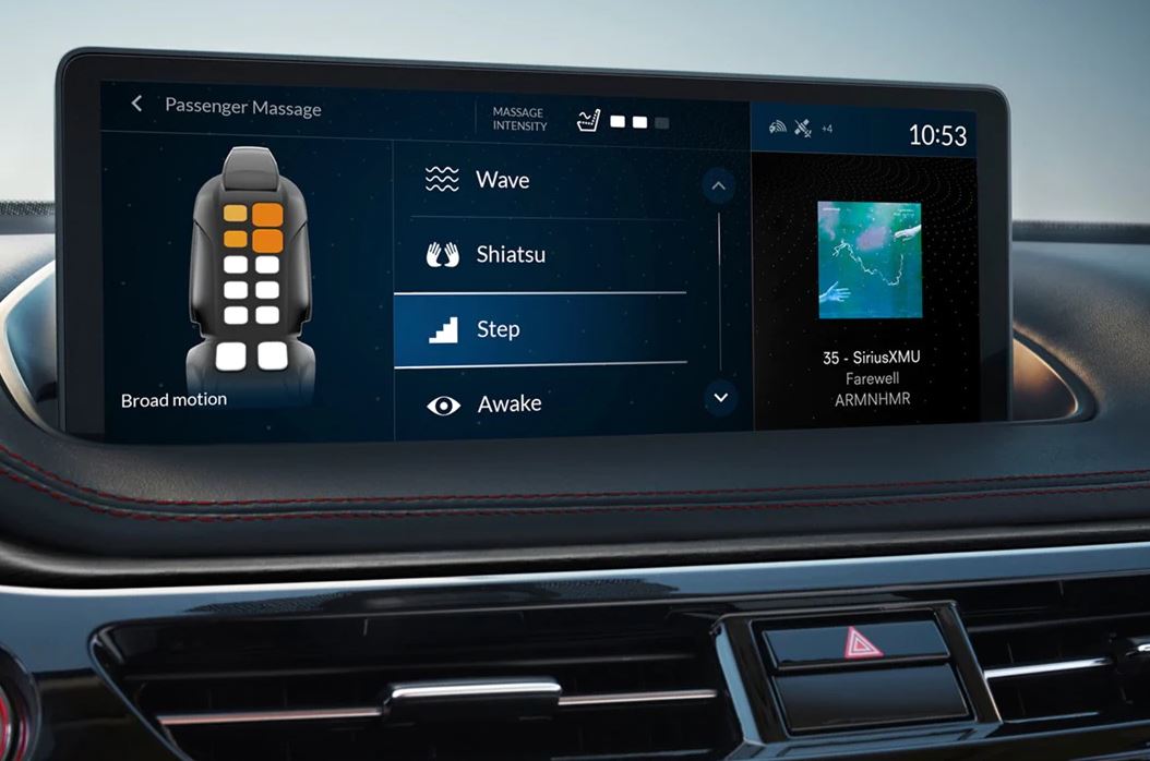 Touchscreen in the 2023 MDX