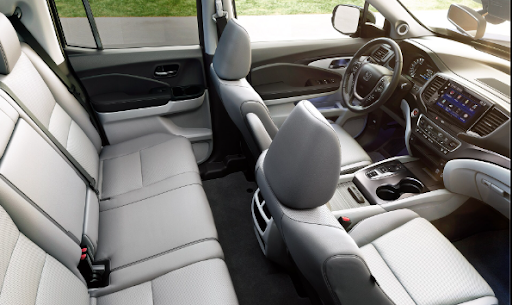El interior del Ridgeline es tan atractivo como su exterior.